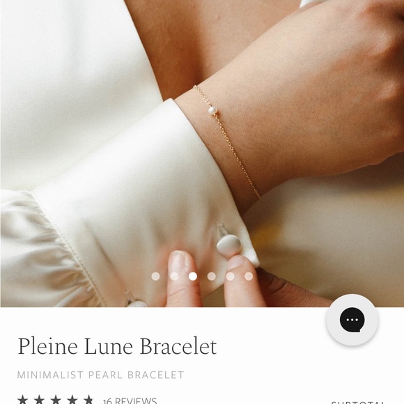 GLDN Pearl Bracelet - 14k solid gold - Picture 4 of 10